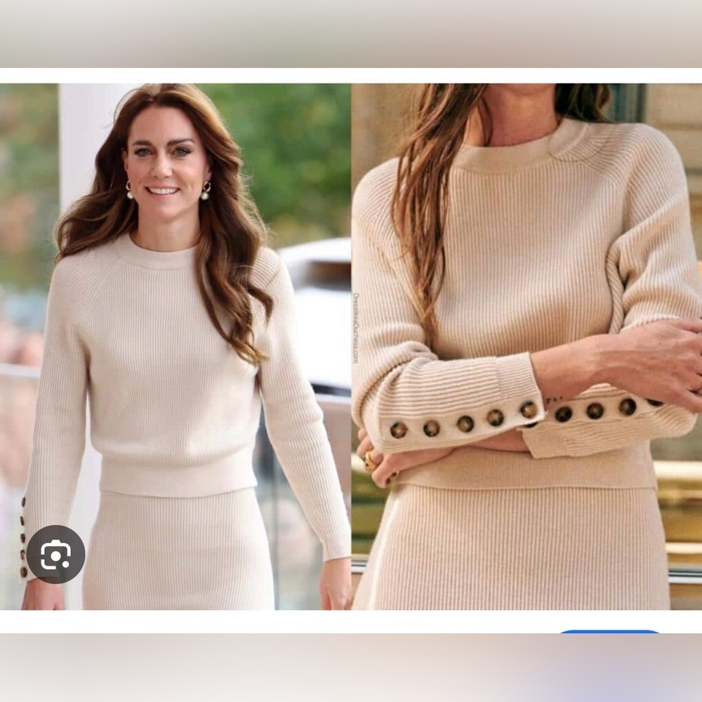 Sézane Sami Jumper Sweater in Natural Beige